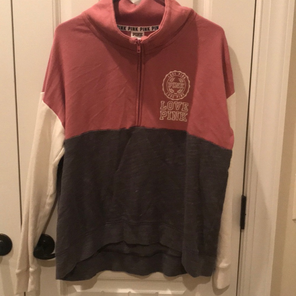 Victoria’s Secret Pink quarter zip size large